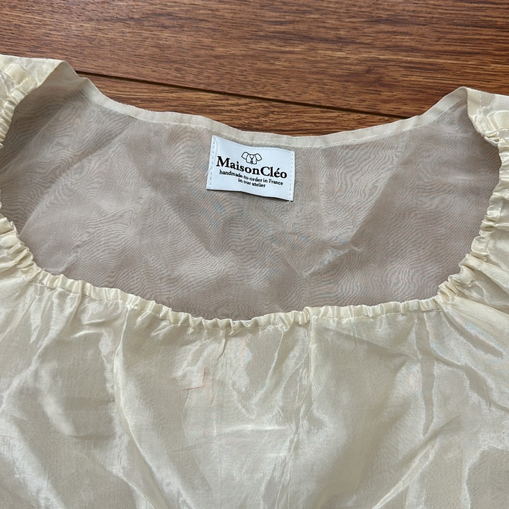 Silk Organza Babydoll Dress - image 4